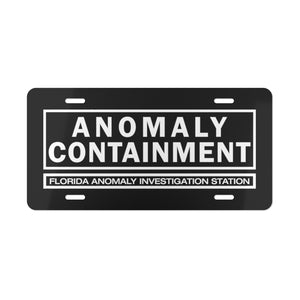 Anomaly Containment Operator Plate