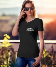 Load image into Gallery viewer, Ladies&#39; V-Neck Anomaly Containment Shirt
